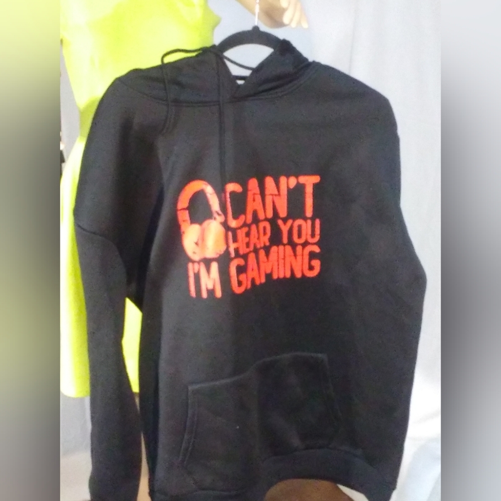 CAN'T HEAR YOU--I'M GAMING  All-Weather Hoody §